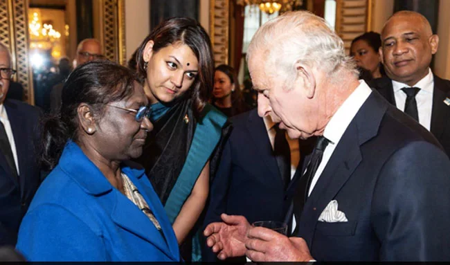 President Droupadi Murmu Meets King Charles Ahead Of Queen's Funeral