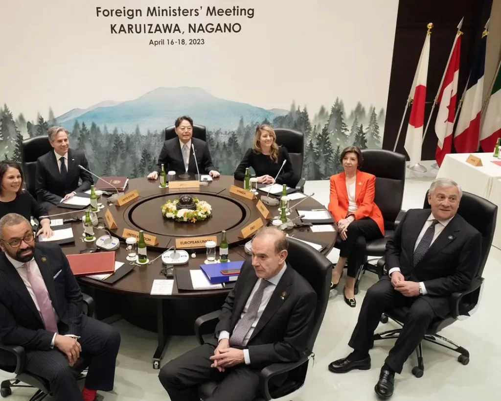 G-7 diplomats reject Chinese, North Korean, Russian aggression